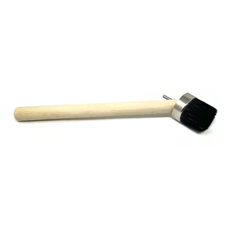 1-3/4" Tire Mounting Paste Applicator Brush – Wood Handle, Long-Reach Design 1
