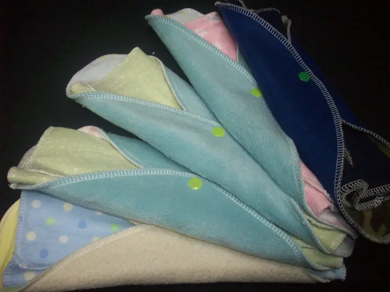 10-Pack Mamabear Ladywear Quick-Dry Heavy-Flow Cloth Pads – Cotton Velour Overnight & Postpartum 1