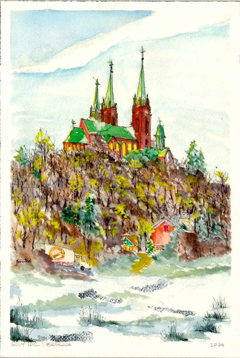 2024 Holiday Watercolor Art Print – Fresh Annual Release 1