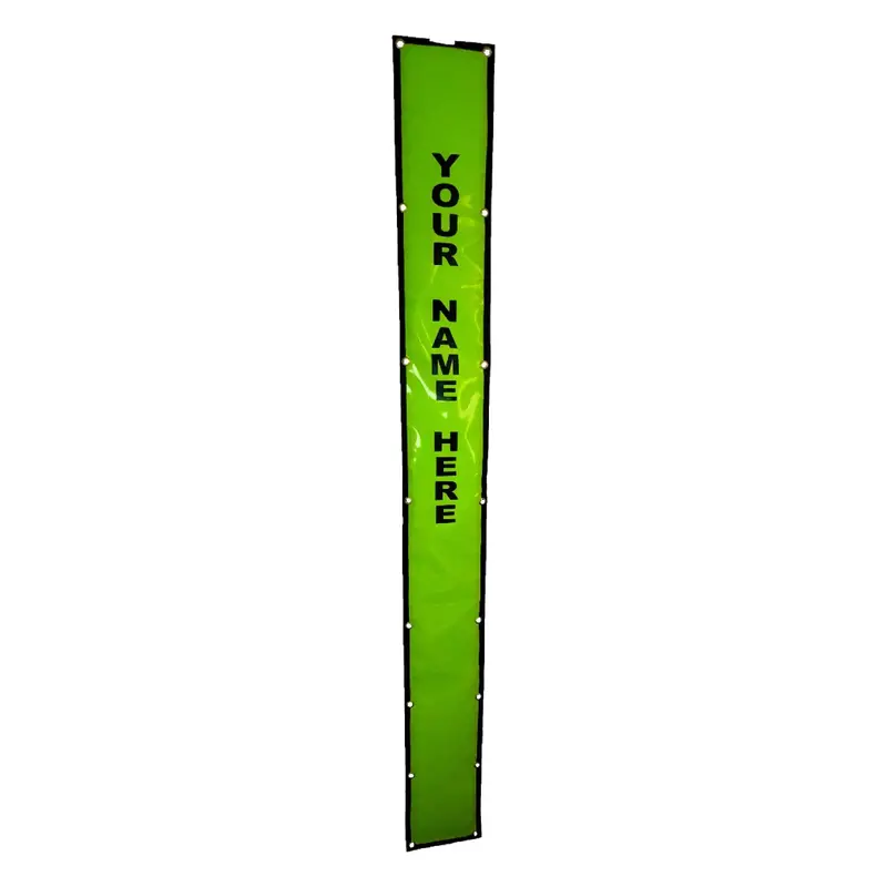 2M High-Visibility Yellow Scafsleeve With Reinforced Eyelets 1