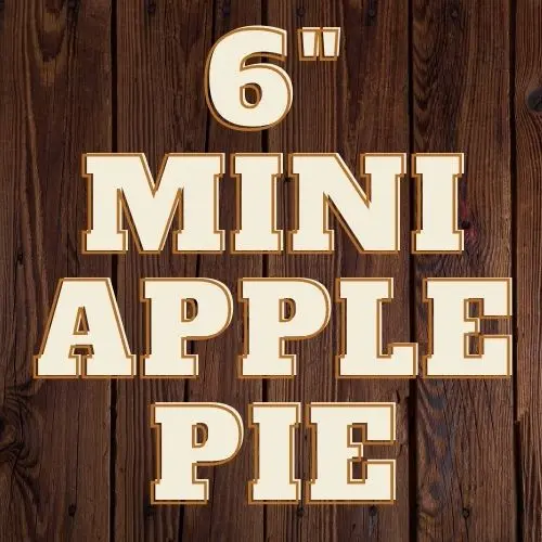 6-Inch Mini Apple Pie – Handmade 1