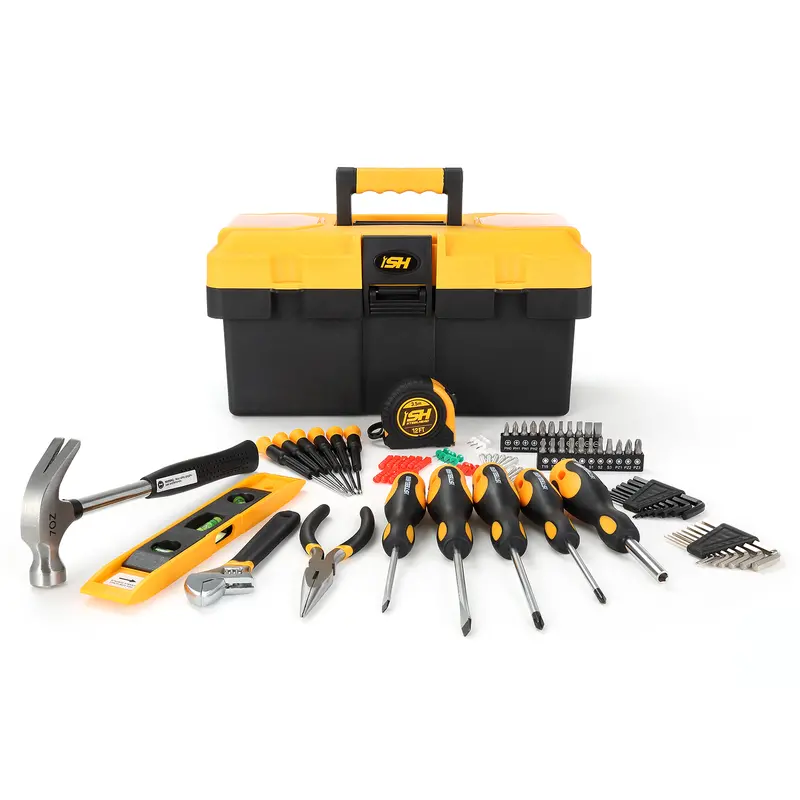 87-Piece All-In-One Tool Set With Rolling Tool Box – Home & Shop Ready 1