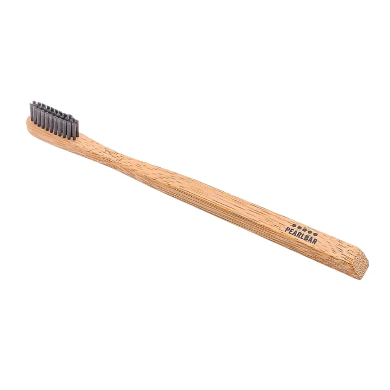 Bamboo Handle Toothbrush With Activated Charcoal Bristles 1