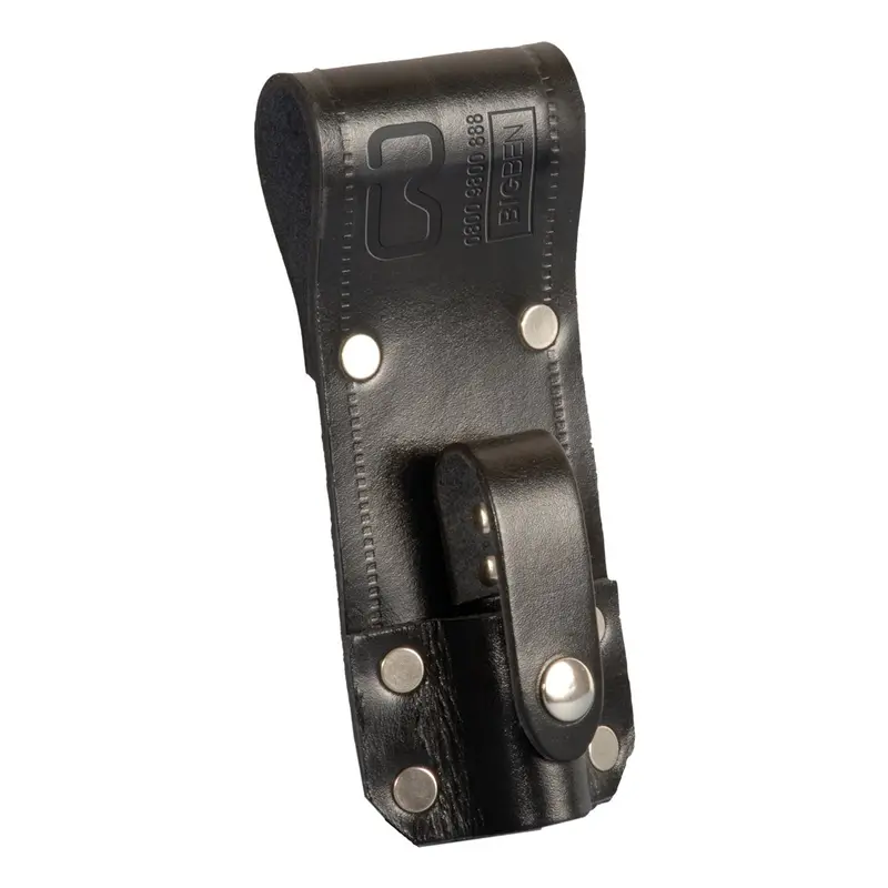 Bigben® Extended Single Spanner Frog With Safety Loop – Black Leather 1