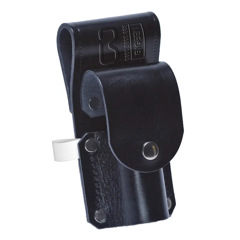 Bigben® Hammer Holder With Snap Cover & Anchor Point – Black Leather 1