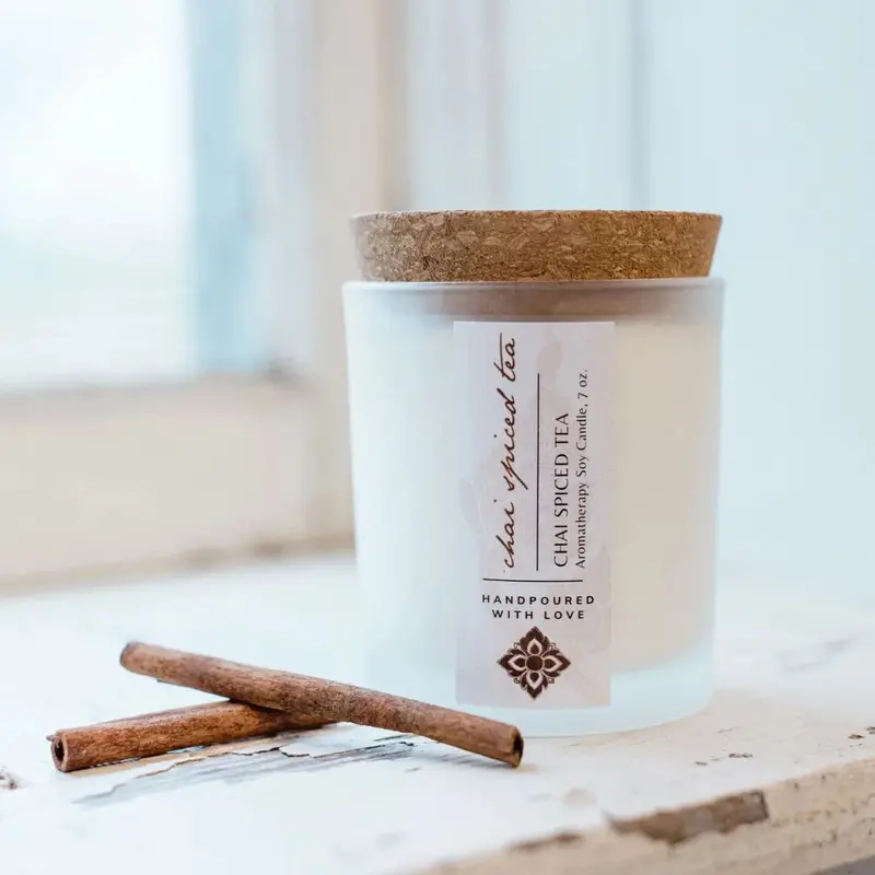 Chai Spiced Tea Soy Aromatherapy Candle 1