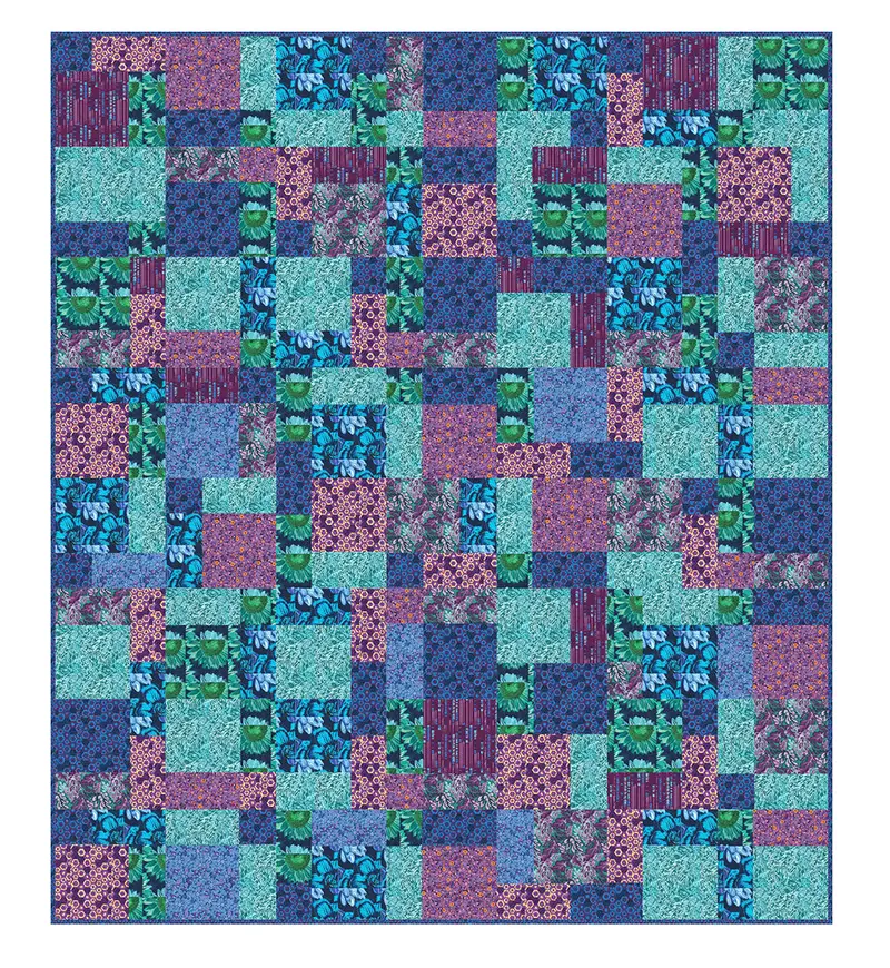 Geometry Quilt Pattern – Abstract Angular Piecing Guide 1