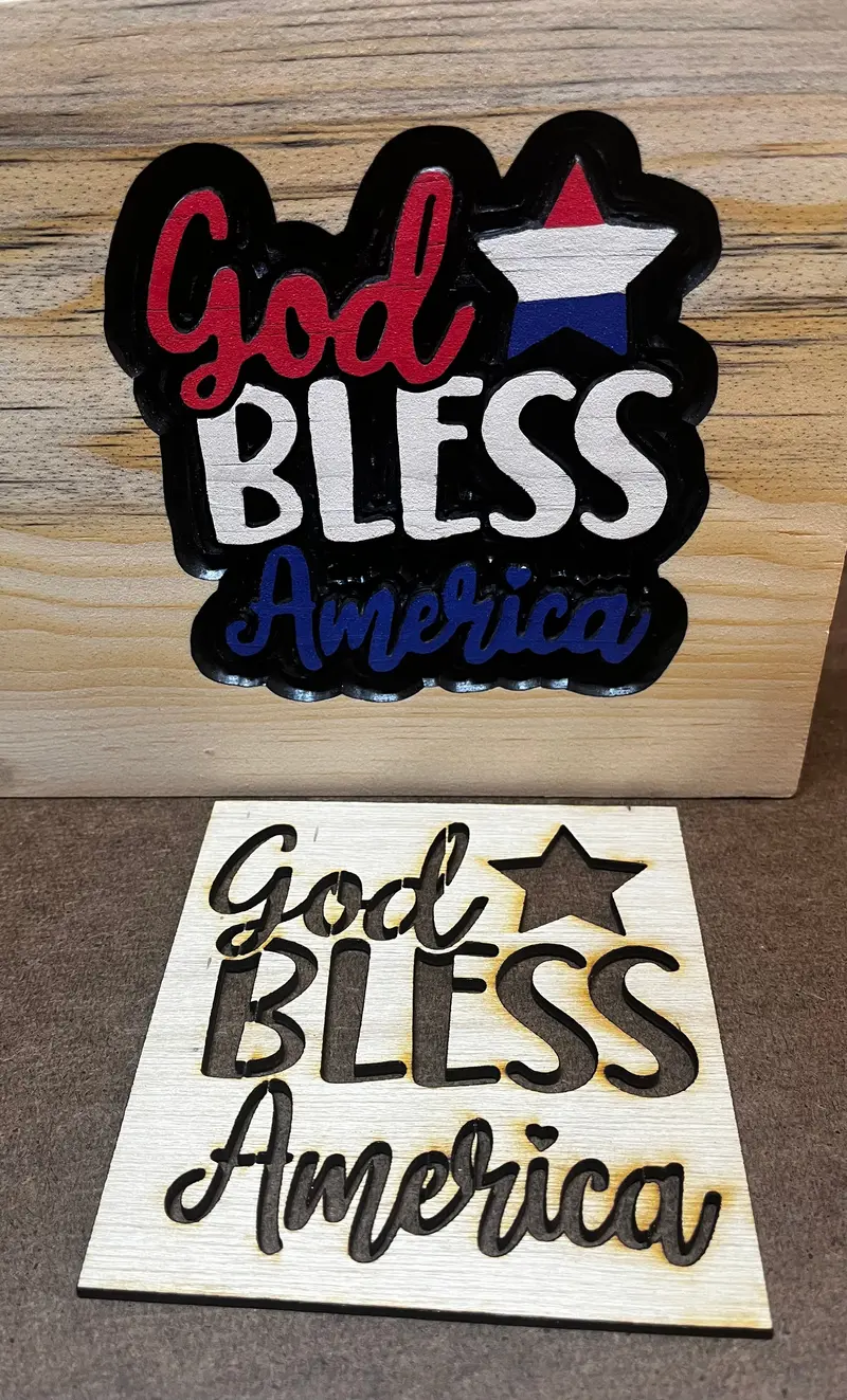 'God Bless America' Patriotic Template – July 2025 1