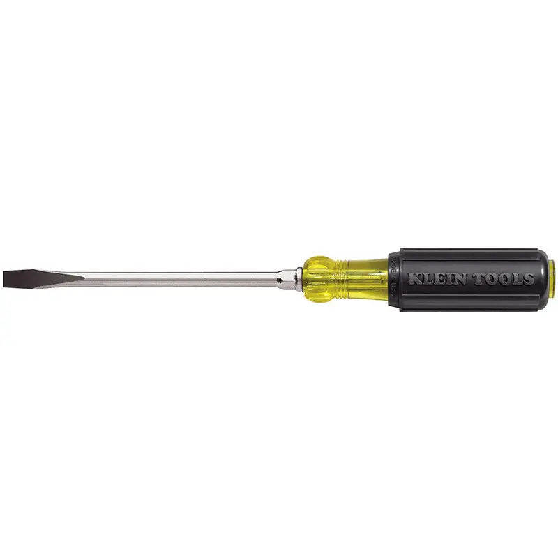 Klein 3/8-Inch Keystone-Tip Screwdriver – 10-Inch Heavy-Duty Round-Shank, Model 94-602-10 1