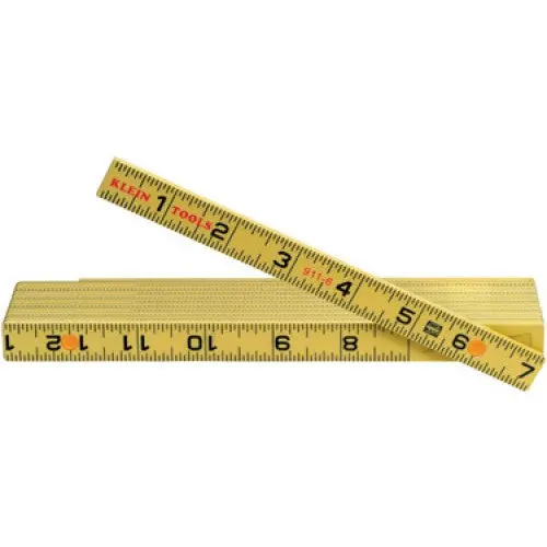 Klein Fiberglass Folding Measuring Tape With External Scale Readings (Model 94-911-6) 1