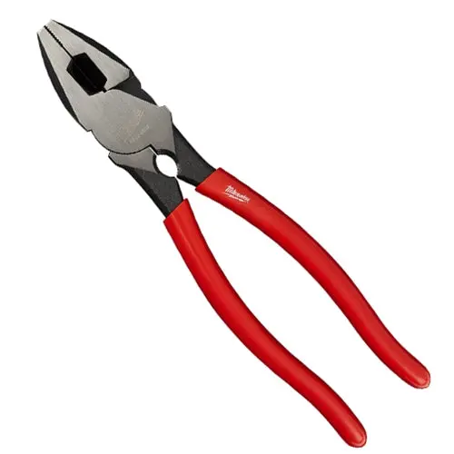 Milwaukee High-Leverage Lineman Pliers With Integrated Thread Cleaner – 48-22-6503 1
