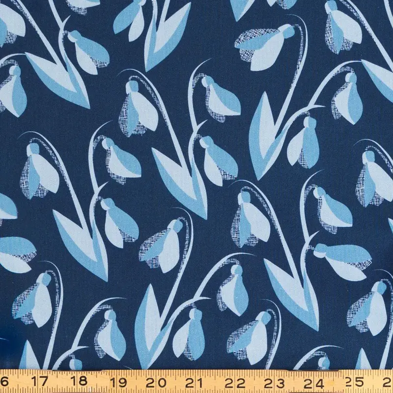 Mod Parlour Navy Classic Fabric 1