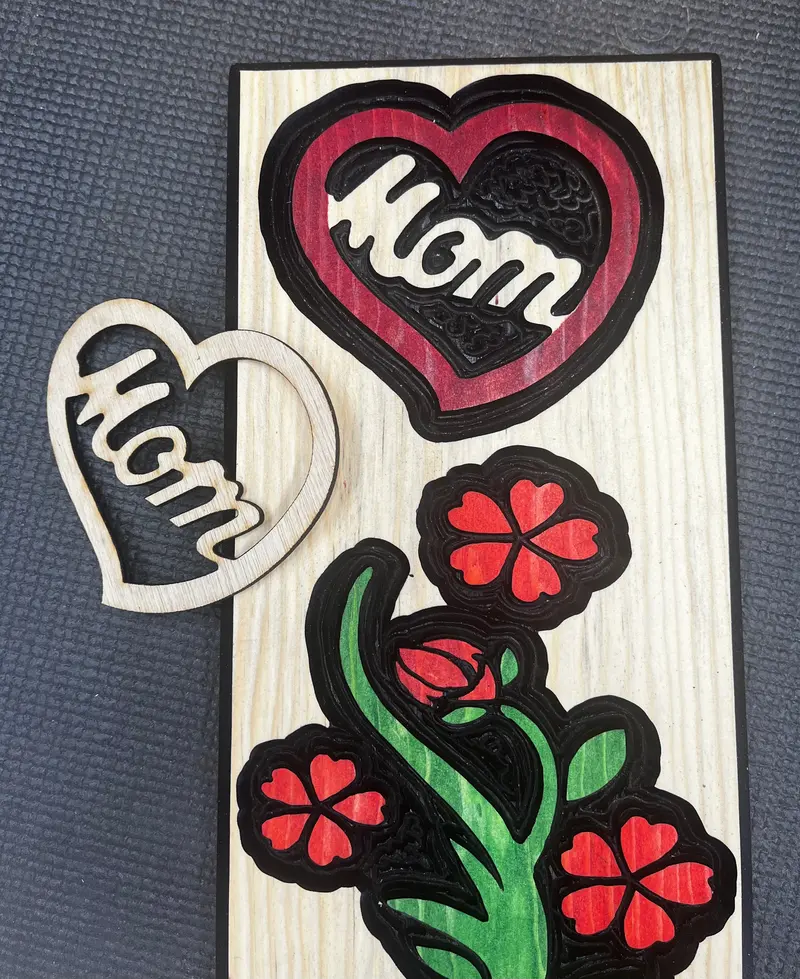 'Mom' Hand-Lettered Layout Template – May 2025 1