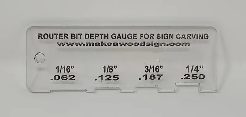 Precision Router Bit Depth Gauge Tool 1