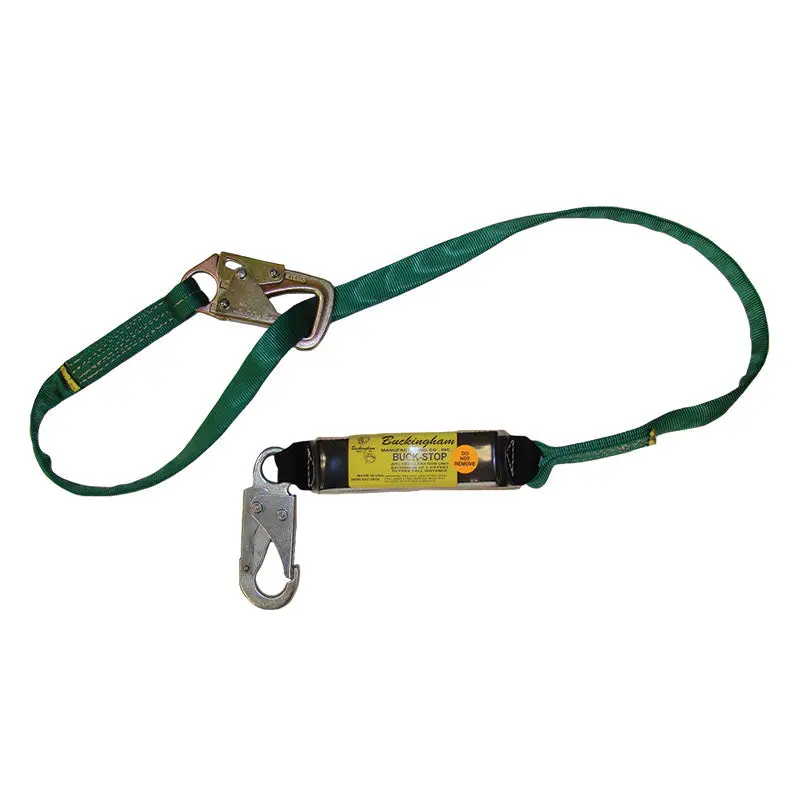 Tie-Back Buckstop™ Lanyard With Shock Absorption – Model 5V+T7A16S1 1