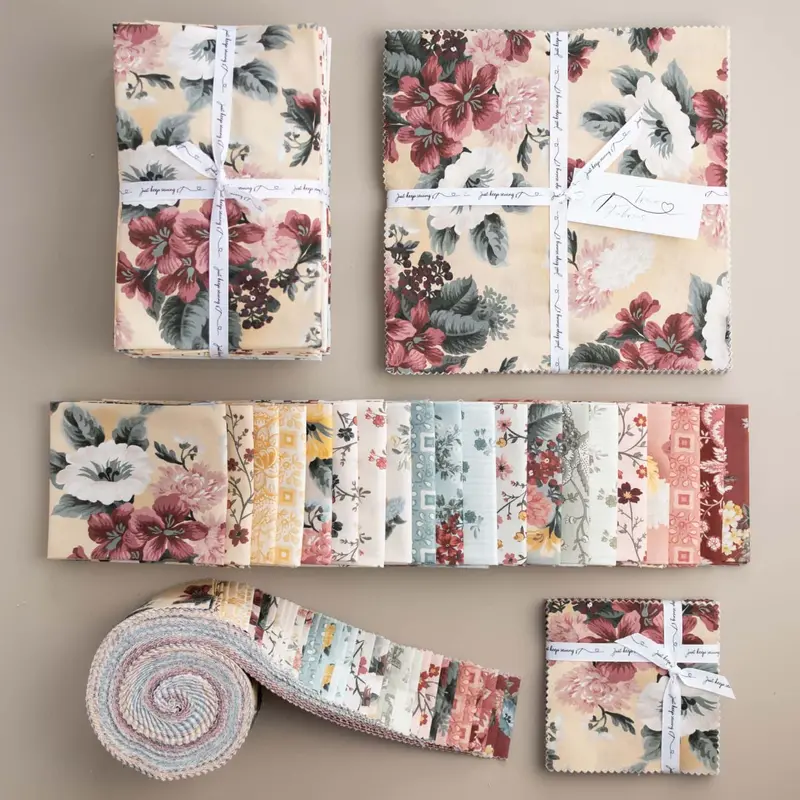 True Fabrics Vintage Lane Precut Pack – Pre-Cut Quilting Fabric Collection 1