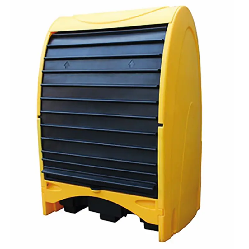 Two-Drum Heavy-Duty Hardcover Spill Pallet With Sump 1