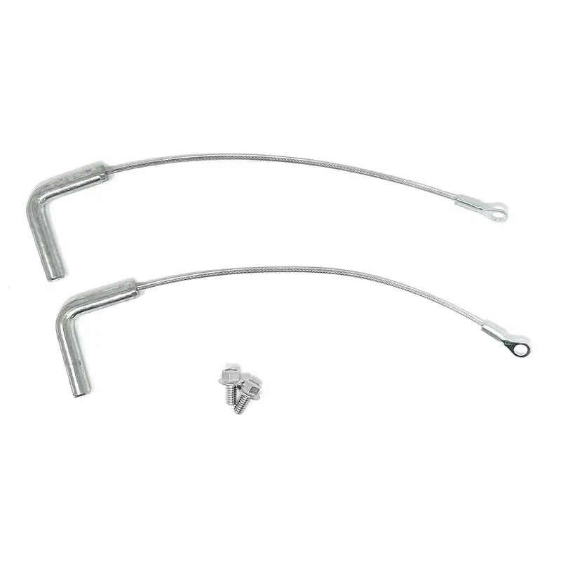 Wheel Alignment Turnplate Locking Pins – Includes Security Cable & Hardware (2-Piece) 1
