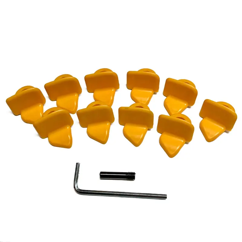 Yellow Corghi/Coats/Hunter Nylon Insert Kit – Includes Hex Key & Mounting Screw 1